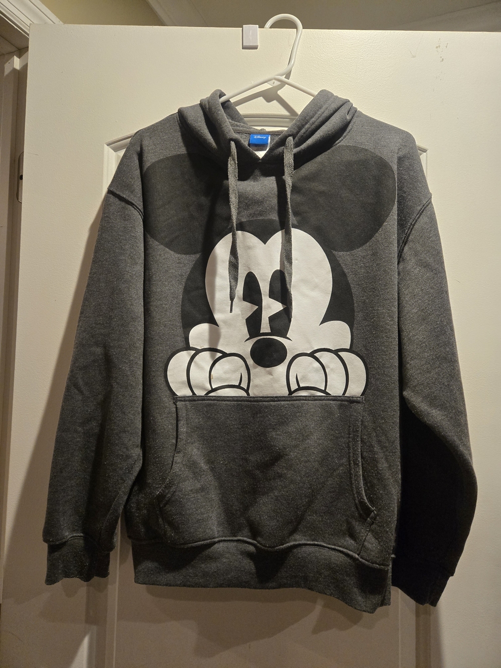 Disney Charcoal Gray Mickey Pullover Hoodie